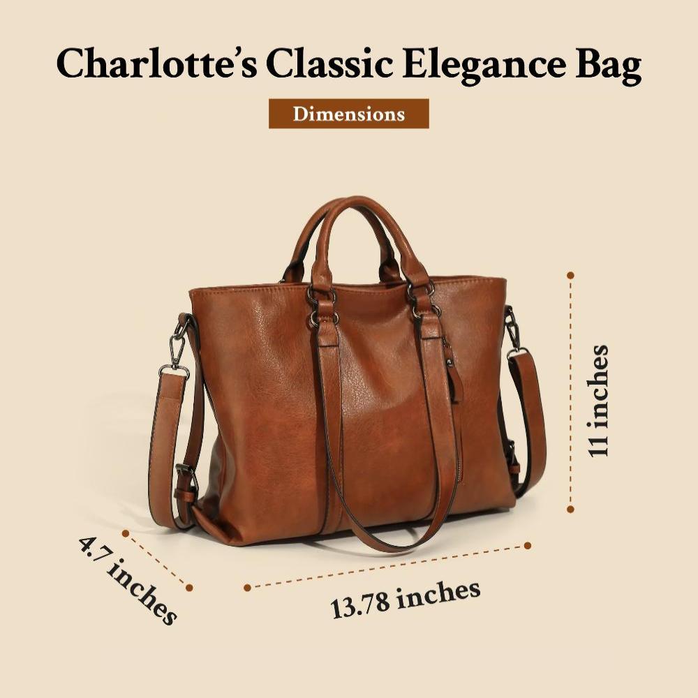 Klasická elegance Charlotte | Vintage Tot taška