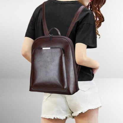 Klasický batoh s dvojitým zipem - elegantní design